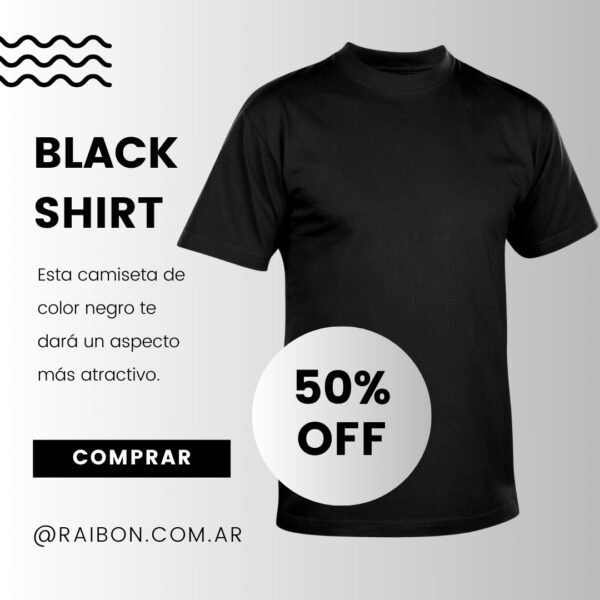 Remera Negra - Black Shirt